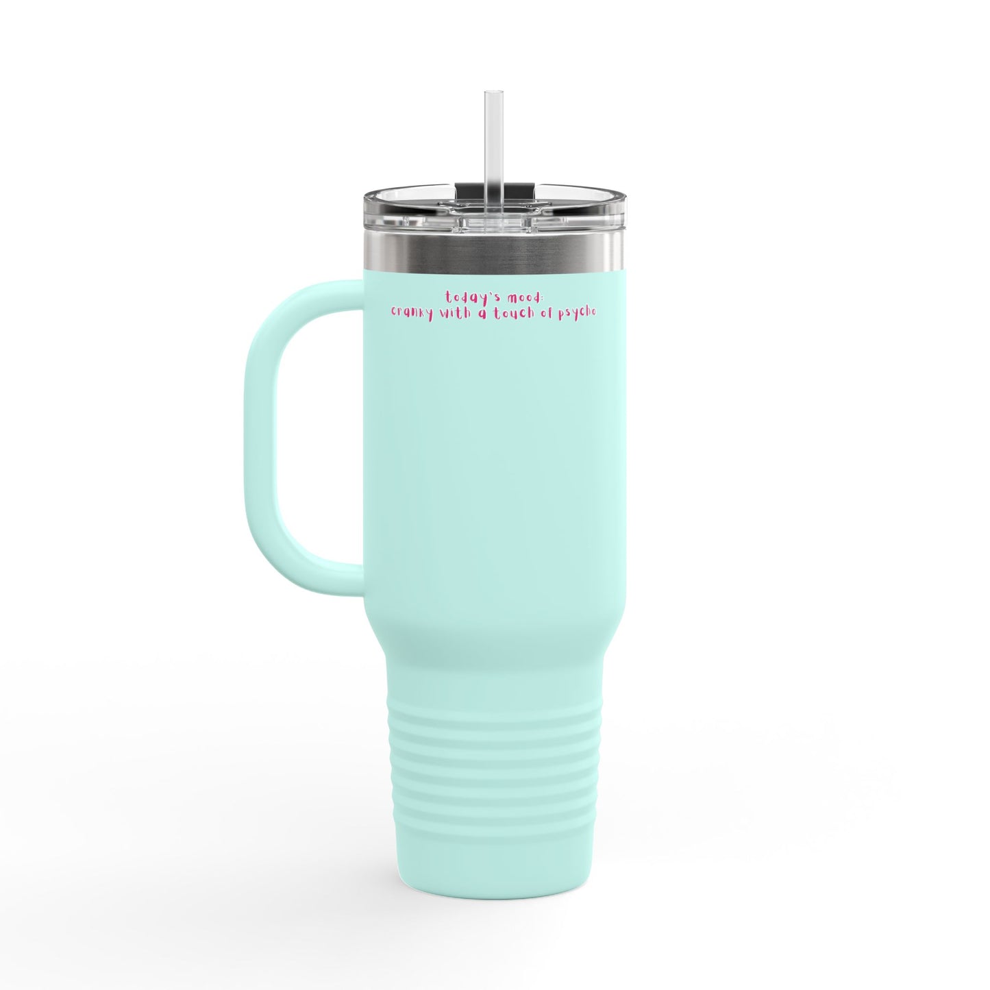 Baffled Betty Insulated Travel Mug – Sip, Smile & Stay Refreshed - Menopause Isn't for Pussies, 40oz