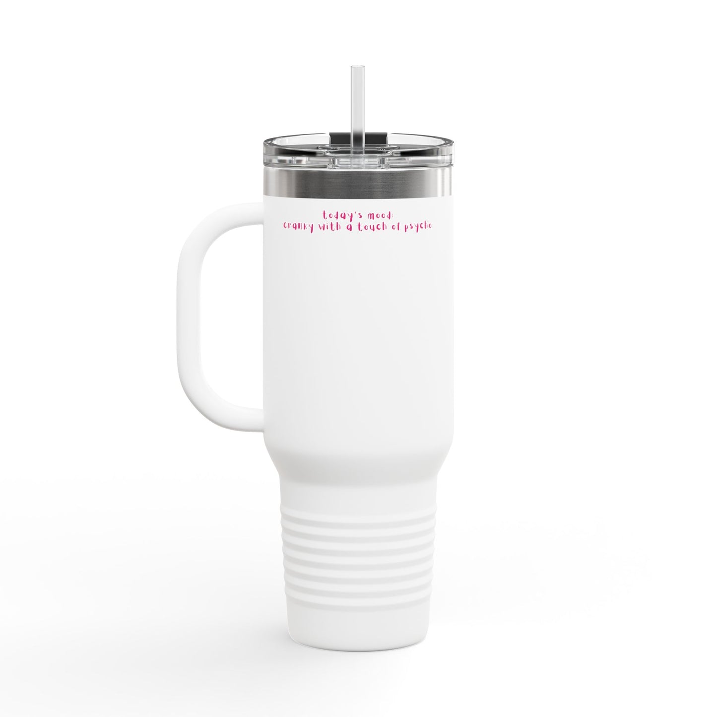 Baffled Betty Insulated Travel Mug – Sip, Smile & Stay Refreshed - Menopause Isn't for Pussies, 40oz