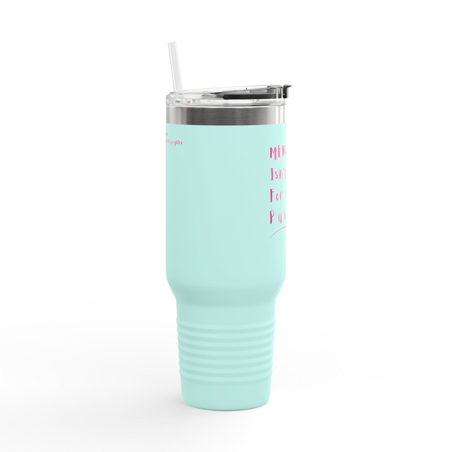 Baffled Betty Insulated Travel Mug – Sip, Smile & Stay Refreshed - Menopause Isn't for Pussies, 40oz