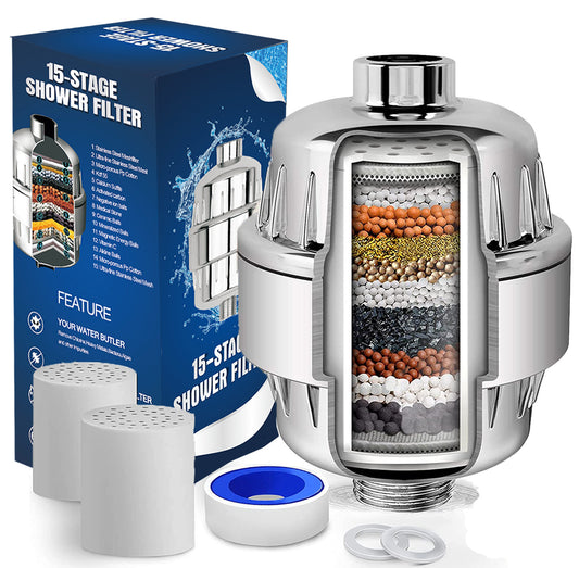 17-layer Shower Filter Active Health Shower Head - Transform Your Skin!